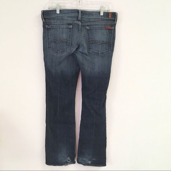7 For All Mankind boot cut jeans 31 - Picture 4 of 8